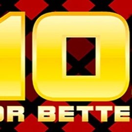 10s or Better slot logo by 1x2gaming at LuckyHills Casino