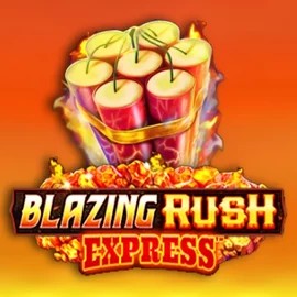 Blazing Rush Express logo by AreaVegas at LuckyHills Casino
