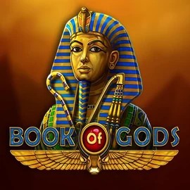 Book of Gods casino game by BF Games – featured logo at LuckyHills Casino