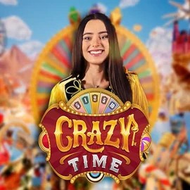 Crazy Time by Evolution, showcased at luckyhills.io – game logo