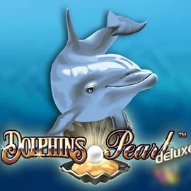 Dolphins Pearl Deluxe slot icon by Novomatic, available at LuckyHills Casino