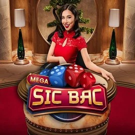 Mega Sic Bac slot visual from Pragmatic Play available on luckyhills.io