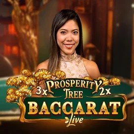 Prosperity Tree Baccarat logo by Evolution at LuckyHills Casino