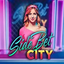 Side Bet City logo – Live Casino by Evolution at LuckyHills Casino