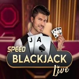 Speed Blackjack slot logo by Pragmatic Play at LuckyHills Casino