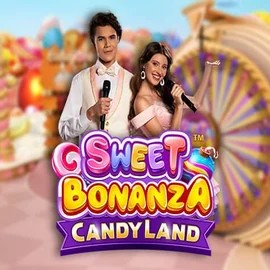 Sweet Bonanza Candy Land Live slot visual from Pragmatic Play available on luckyhills.io